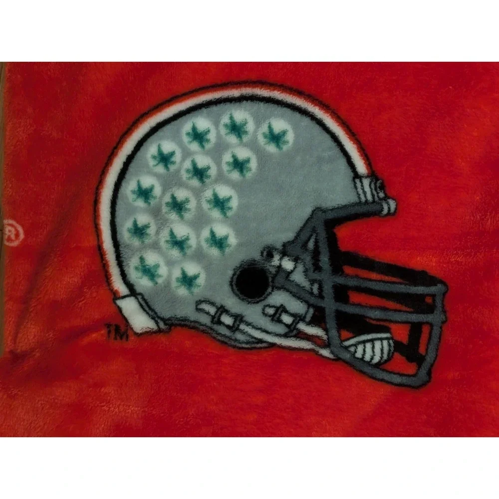 Ohio State Buckeyes Super Soft Plush Blanket 60 x 70 in Red College-NCAA Pegasus